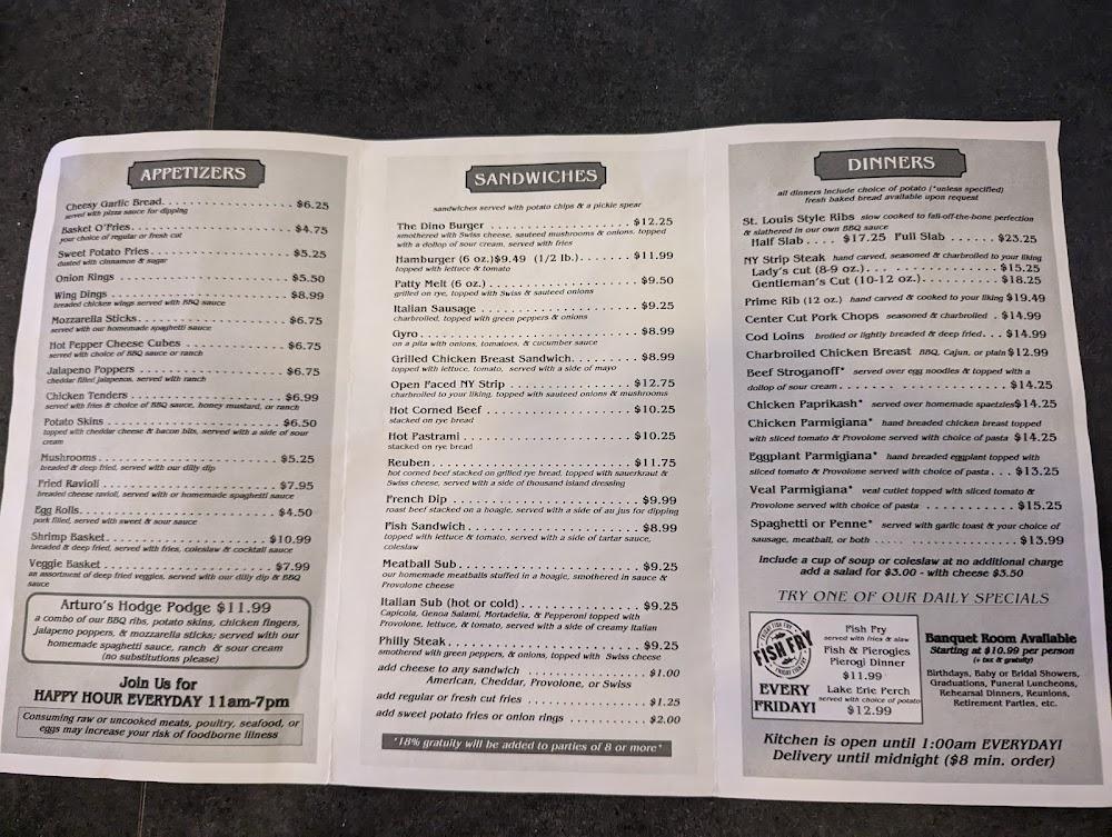 Arturo's Bar & Grill Menu image 4